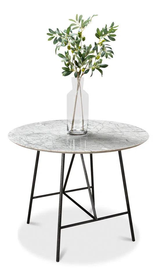 Portofino Round Cafe Bistro Table Dining Tables LOOMLAN By Sarreid