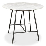 Portofino Round Cafe Bistro Table Dining Tables LOOMLAN By Sarreid