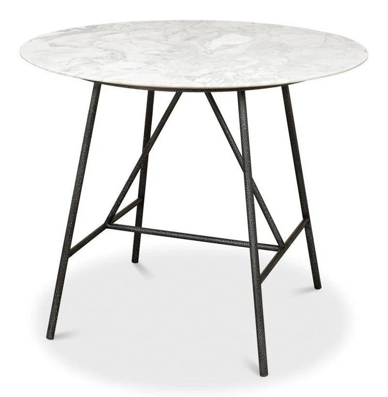 Portofino Round Cafe Bistro Table Dining Tables LOOMLAN By Sarreid