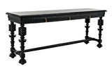 Portuguese Console, Hand Rubbed Black Console Tables LOOMLAN By Noir