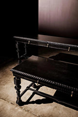 Portuguese Console, Hand Rubbed Black Console Tables LOOMLAN By Noir