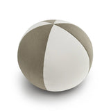 Posh Ball II Stone Grey Throw Pillow With Insert Throw Pillows LOOMLAN By D.V. Kap