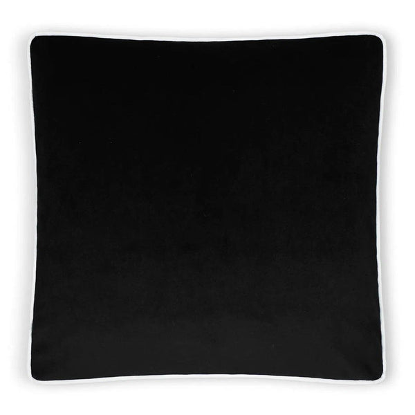 Posh Box Black Throw Pillow With Insert Throw Pillows LOOMLAN By D.V. Kap