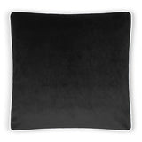 Posh Box Charcoal Black Throw Pillow With Insert Throw Pillows LOOMLAN By D.V. Kap