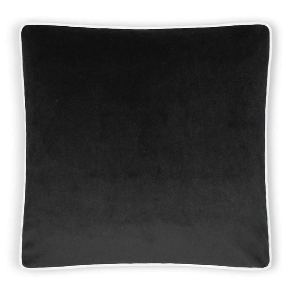 Posh Box Charcoal Black Throw Pillow With Insert Throw Pillows LOOMLAN By D.V. Kap