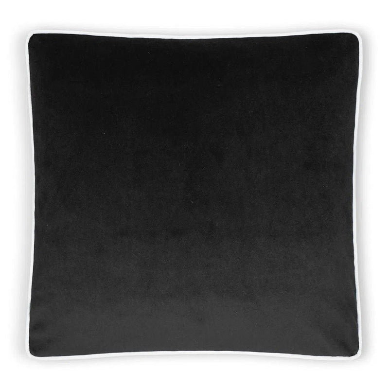 Posh Box Charcoal Black Throw Pillow With Insert Throw Pillows LOOMLAN By D.V. Kap