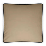 Posh Box Latte Brown Throw Pillow With Insert Throw Pillows LOOMLAN By D.V. Kap