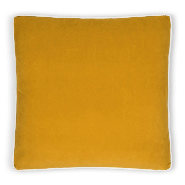 Posh Box Mustard Yellow Throw Pillow With Insert Throw Pillows LOOMLAN By D.V. Kap