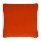 Posh Box Orange Solid Orange Large Throw Pillow With Insert Throw Pillows LOOMLAN By D.V. Kap