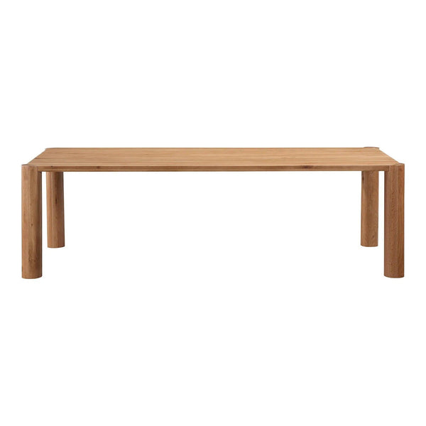 Post Natural Wood Rectangular Dining Table Dining Tables LOOMLAN By Moe's Home