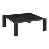 Post Wood Rectangular Coffee Table Coffee Tables LOOMLAN By Moe's Home