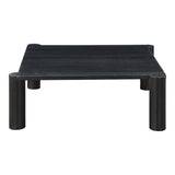 Post Wood Rectangular Coffee Table Coffee Tables LOOMLAN By Moe's Home