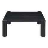 Post Wood Rectangular Coffee Table Coffee Tables LOOMLAN By Moe's Home