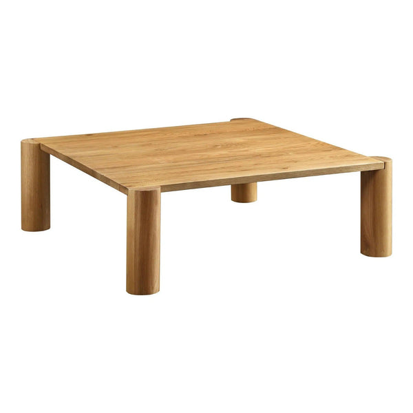 Post Wood Rectangular Coffee Table Coffee Tables LOOMLAN By Moe's Home