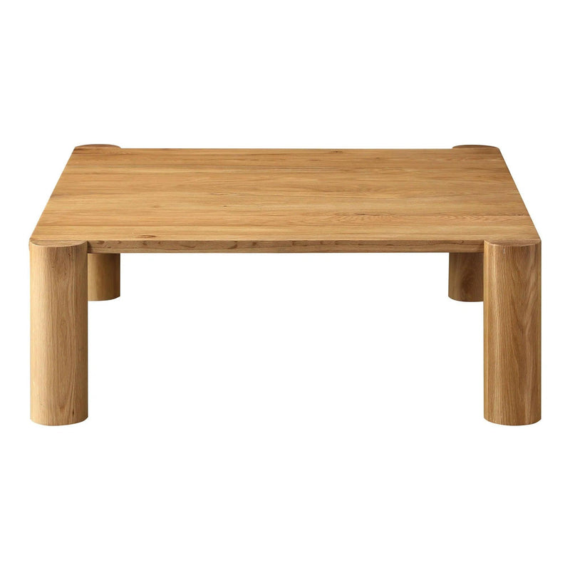 Post Wood Rectangular Coffee Table Coffee Tables LOOMLAN By Moe's Home