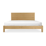 Povera Natural Wood Bed Beds LOOMLAN By Moe's Home