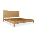 Povera Natural Wood Bed Beds LOOMLAN By Moe's Home