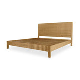 Povera Natural Wood Bed Beds LOOMLAN By Moe's Home