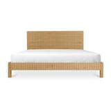 Povera Natural Wood Bed Beds LOOMLAN By Moe's Home