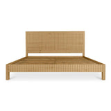 Povera Natural Wood Bed Beds LOOMLAN By Moe's Home