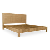 Povera Natural Wood Bed Beds LOOMLAN By Moe's Home