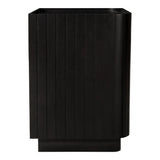 Povera Wood 3 Drawer Nightstand Nightstands LOOMLAN By Moe's Home