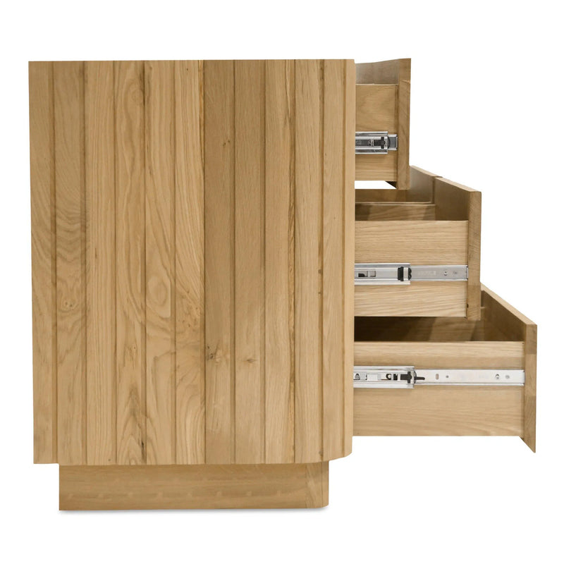 Povera Wood 6 Drawer Dresser Dressers LOOMLAN By Moe's Home