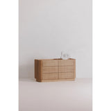 Povera Wood 6 Drawer Dresser Dressers LOOMLAN By Moe's Home