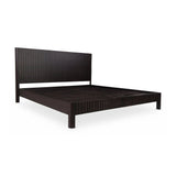 Povera Wood Black Bed Beds LOOMLAN By Moe's Home