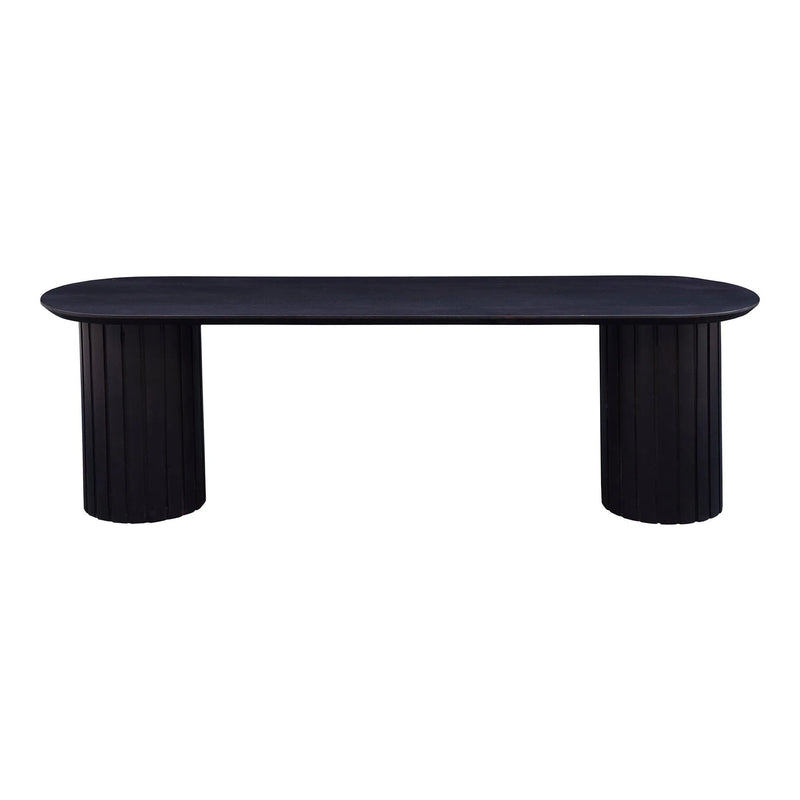 Povera Wood Dining Bench Dining Benches LOOMLAN By Moe's Home