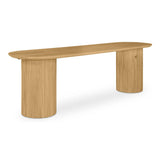 Povera Wood Dining Bench Dining Benches LOOMLAN By Moe's Home