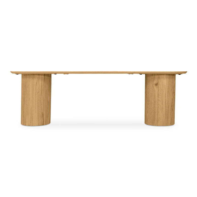 Povera Wood Dining Bench Dining Benches LOOMLAN By Moe's Home