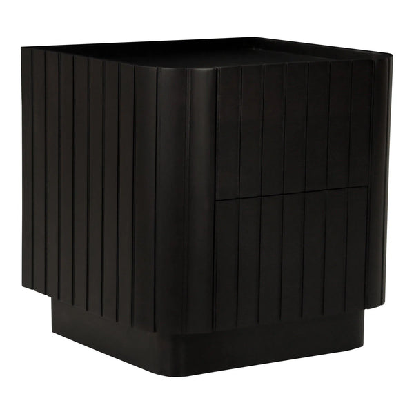 Povera Wood Nightstand Nightstands LOOMLAN By Moe's Home