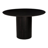 Povera Wood Round Dining Table Dining Tables LOOMLAN By Moe's Home