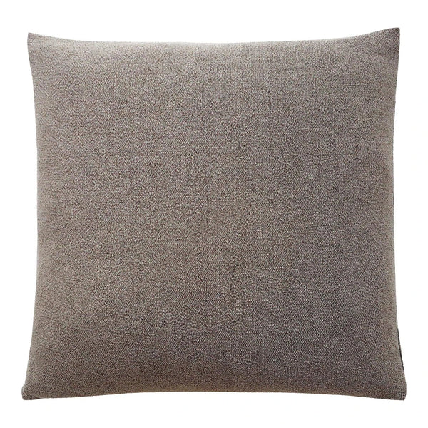 Prairie Rayon and Linen Greyish Brown Pillow Throw Pillows LOOMLAN By Moe's Home