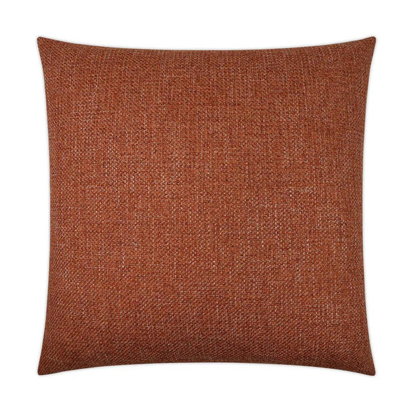 Prelude Papaya Solid Orange Large Throw Pillow With Insert Throw Pillows LOOMLAN By D.V. Kap