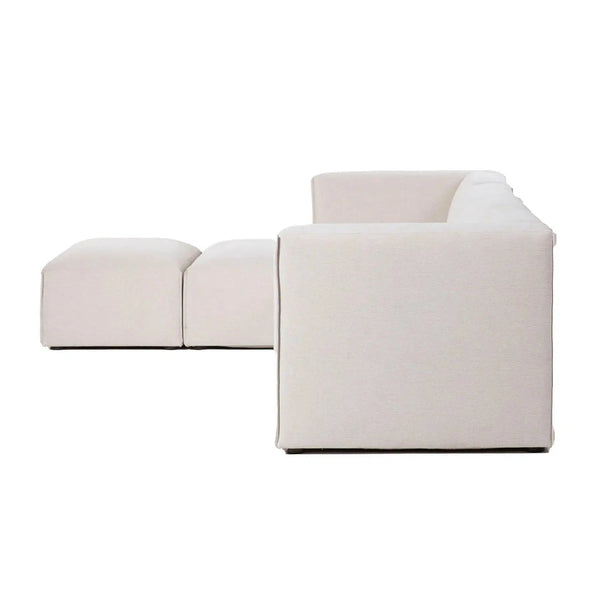 Premium L-Shaped Tight Back Left Modular Sectional Couch Modular Sofas LOOMLAN By LH Imports