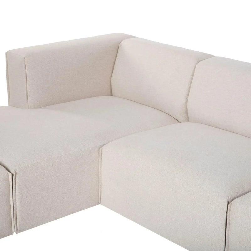 Premium L-Shaped Tight Back Left Modular Sectional Couch Modular Sofas LOOMLAN By LH Imports