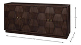 Preston Four Door Sideboard Cabinet For Living Room Sideboards LOOMLAN By Sarreid