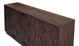 Preston Four Door Sideboard Cabinet For Living Room Sideboards LOOMLAN By Sarreid