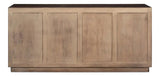 Preston Four Door Sideboard Cabinet For Living Room Sideboards LOOMLAN By Sarreid