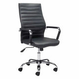 Primero Office Chair Black Office Chairs LOOMLAN By Zuo Modern