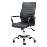 Primero Office Chair Black Office Chairs LOOMLAN By Zuo Modern