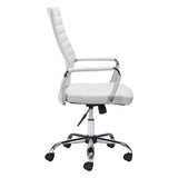 Primero Office Chair White Office Chairs LOOMLAN By Zuo Modern