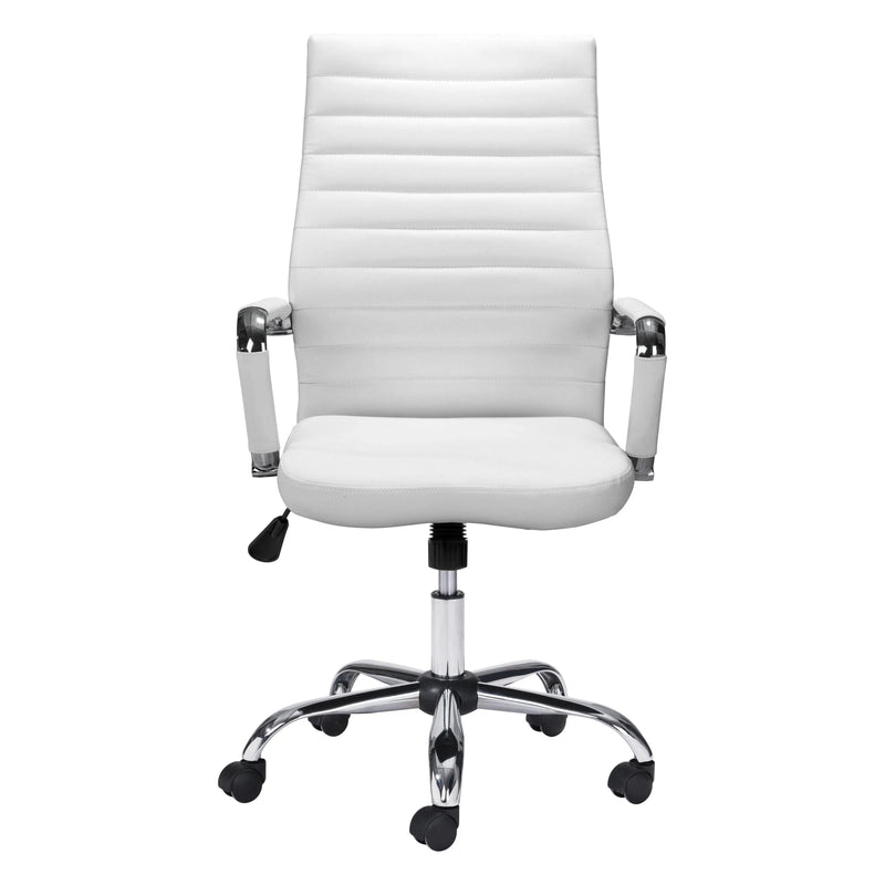 Primero Office Chair White Office Chairs LOOMLAN By Zuo Modern