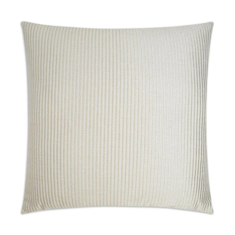 Primo Cream White Throw Pillow With Insert Throw Pillows LOOMLAN By D.V. Kap