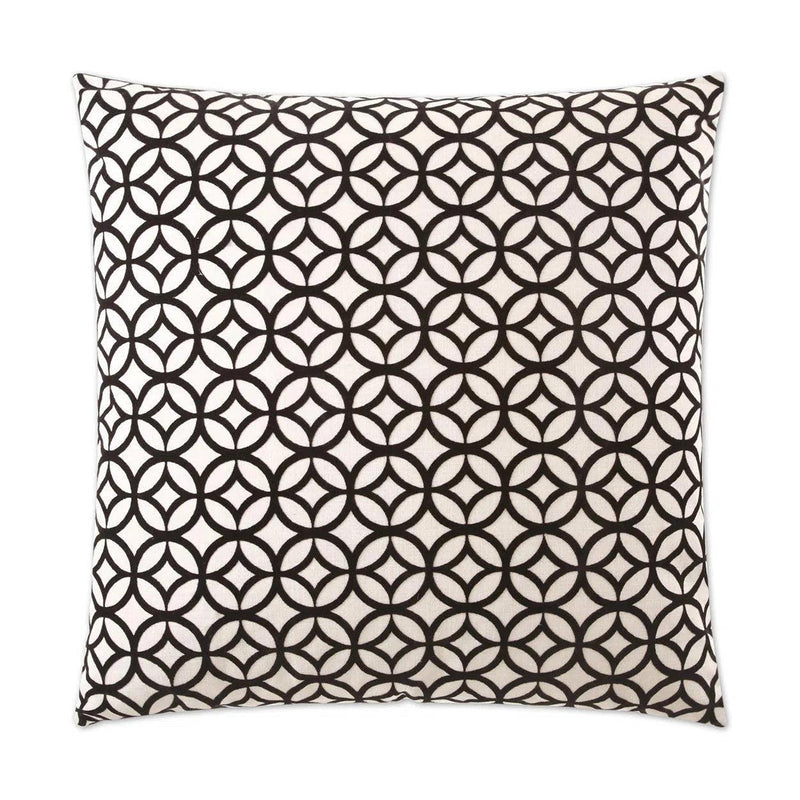 Prisim Black Throw Pillow With Insert Throw Pillows LOOMLAN By D.V. Kap