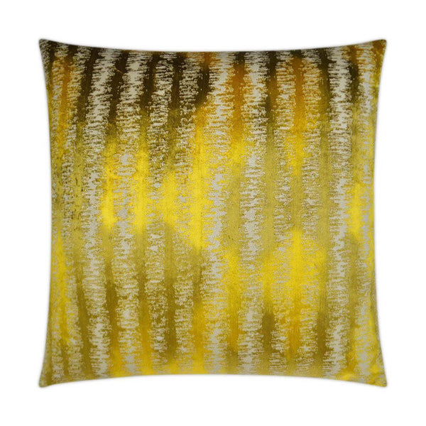 Proden Gold Throw Pillow With Insert Throw Pillows LOOMLAN By D.V. Kap