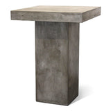 Provence Bar Table - Slate Grey Outdoor Bar Table Outdoor Dining Tables LOOMLAN By Seasonal Living