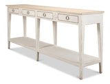 Provincial Hall Table White Side Tables LOOMLAN By Sarreid